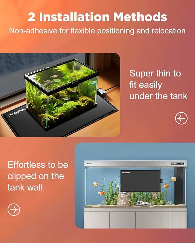 8 by 12-inch 16W Reptile Heating Pad Graphene with Temperature Control Reptile Tank Heat Pad Terrarium Under Tank Heater Mat for Snake Lizard Hermit Crab Reptiles Turtle Thermostat