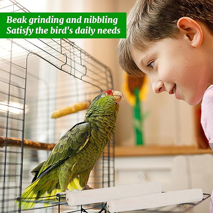 20 Pieces Bird Parrot Chew Toy Sola Sticks, Natural Parrot Soft Chew Shredding & Foraging Toy, Bird Foot Toys for Cockatiel Conure Quaker Budgie Parakeet Bunny Guinea Pig Chinchilla Rabbit
