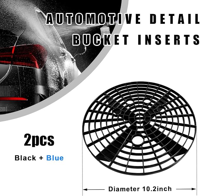 2 PCS Car Wash Bucket Insert, Dirt Guard Bucket Insert Helps Remove Dirt Debris