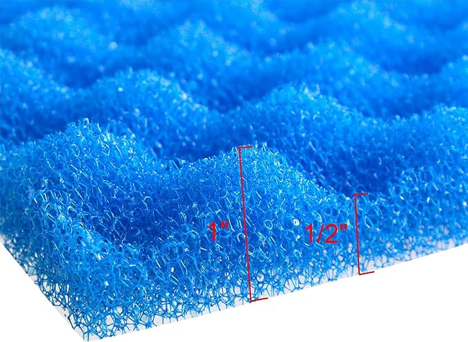 Wave Point Aquarium Bio Sponge Foam Filter Media Pad Cut-to-fit
