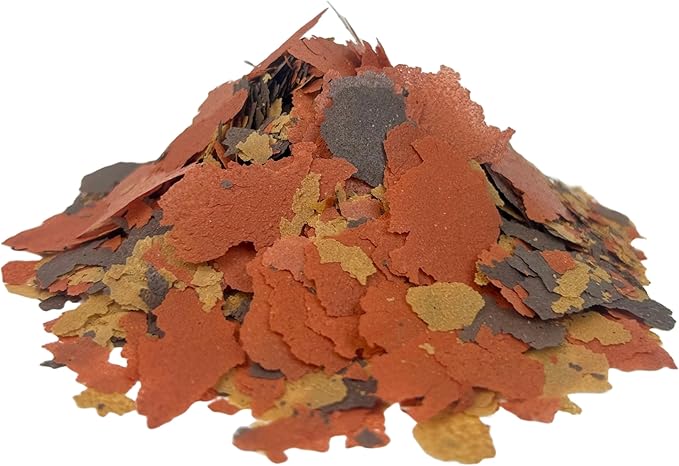 Aquatic Foods Inc. Flakes - 45% California Blackworm & Goldfish Flake Mix for Aquarium Goldfish, Koi Fish & Pond Goldfish, All Pond Fish - Premium AF Flakes - 1/4-lbs