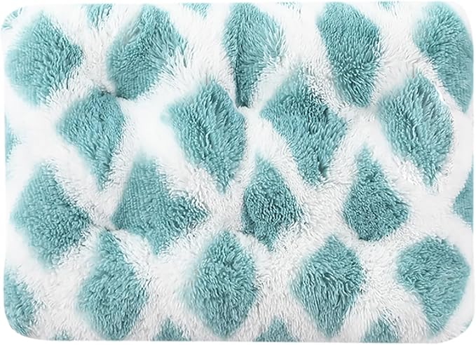 Dog Crate Mat, Dog Bed for Large Dogs, Comfy Fluffy Kennel Pad Anti-Slip for Dog beds & Furniture, Quilted Dog Bed for Pets for Medium/Small Dogs Cats (Color : A1, Size : 16.9x11)