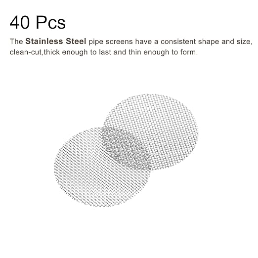 MECCANIXITY Pipe Screen Stainless Steel Screens, 5/8 Inch Diameter