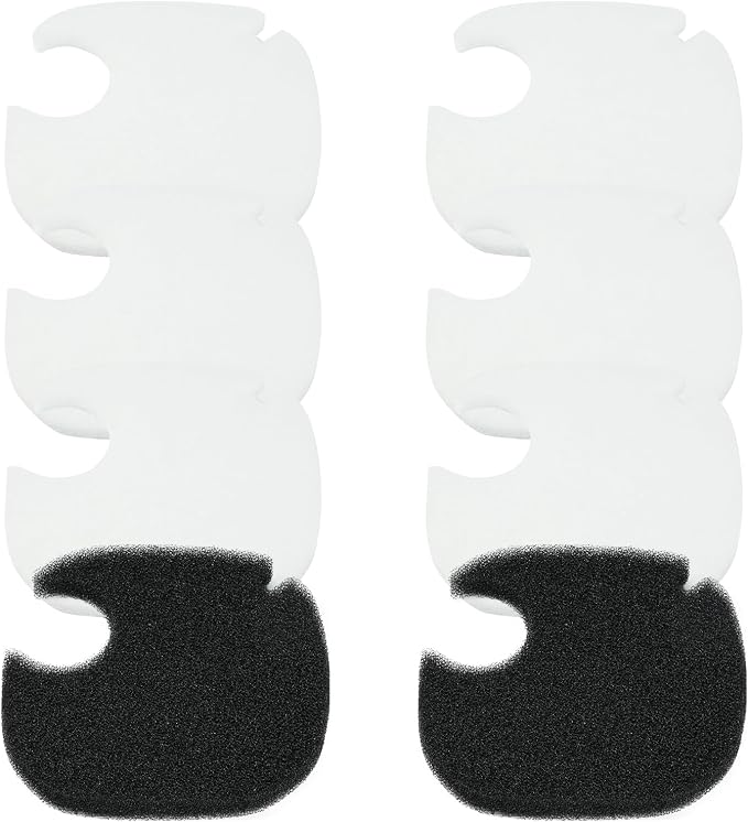 AQUANEAT 8 pcs Replacement Canister Filter Pads Compatible