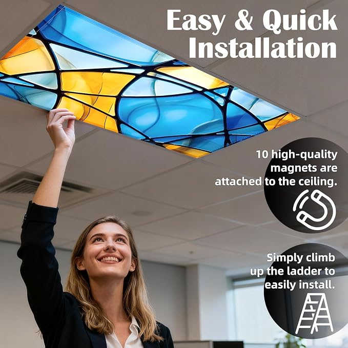 4 Pcs Fluorescent Light Covers