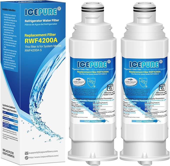 ICEPURE DA97-17376B Refrigerator Water Filter Replacement