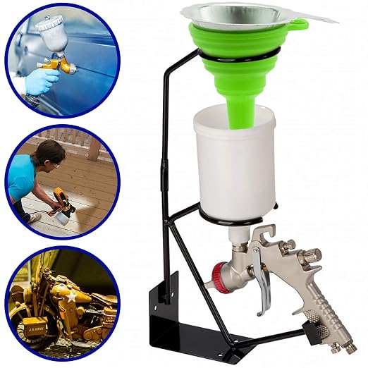 OIIKI 3D Printer Resin Filter, Stainless Resin Filter Cup + Silicone Funnel +