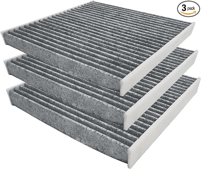 3 PACK QTC285 CABIN AIR FILTER for Camry, Highlander, Replacement for CF10285