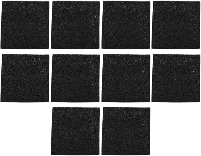 10pcs Activated Carbon Filter 13cm x 13cm Efficient Fume Extractor