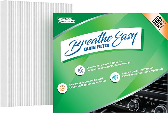 Spearhead OEM+ Particulate Breathe Easy Cabin Filter | Fits 2017-19 Ioniq