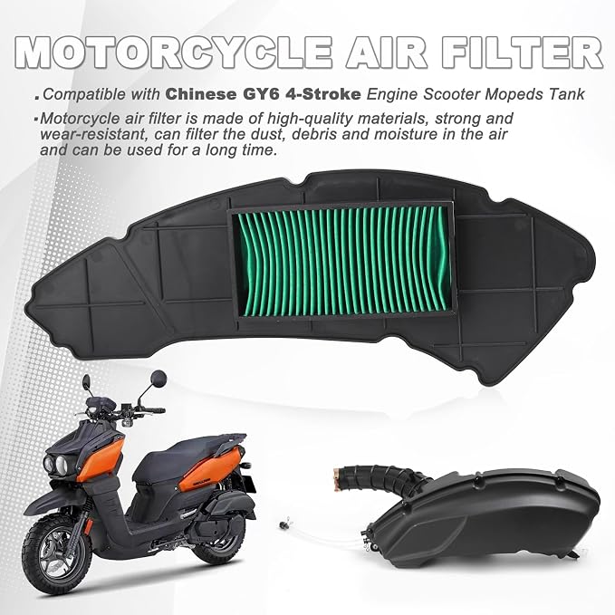 Minho Motorcycle Air Filter in Dry Filter Paper Material Compatible