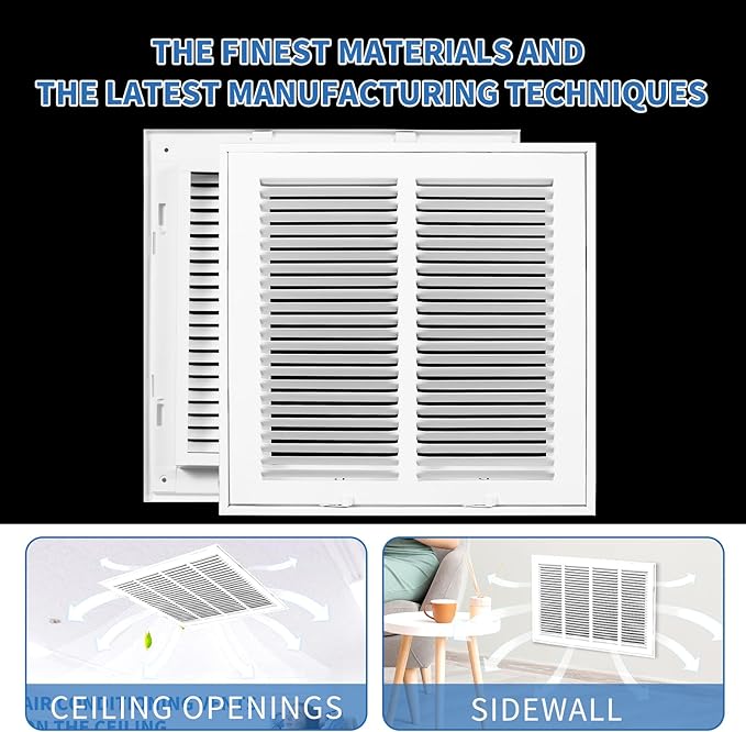 14x14 Return Air Grille, Return Air Vent Cover