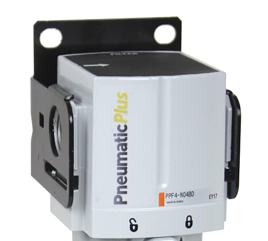 PneumaticPlus PPF4-N04B Compressed Air Particulate Filter 1/2" NPT, 5 Micron