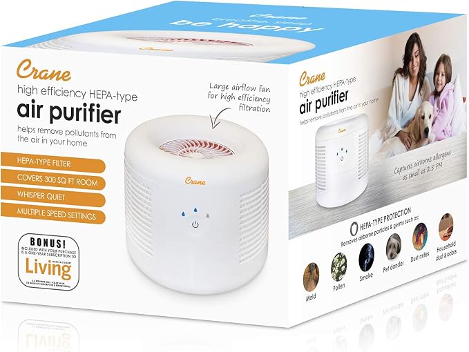 Crane HEPA Air Purifier, Air Purifiers