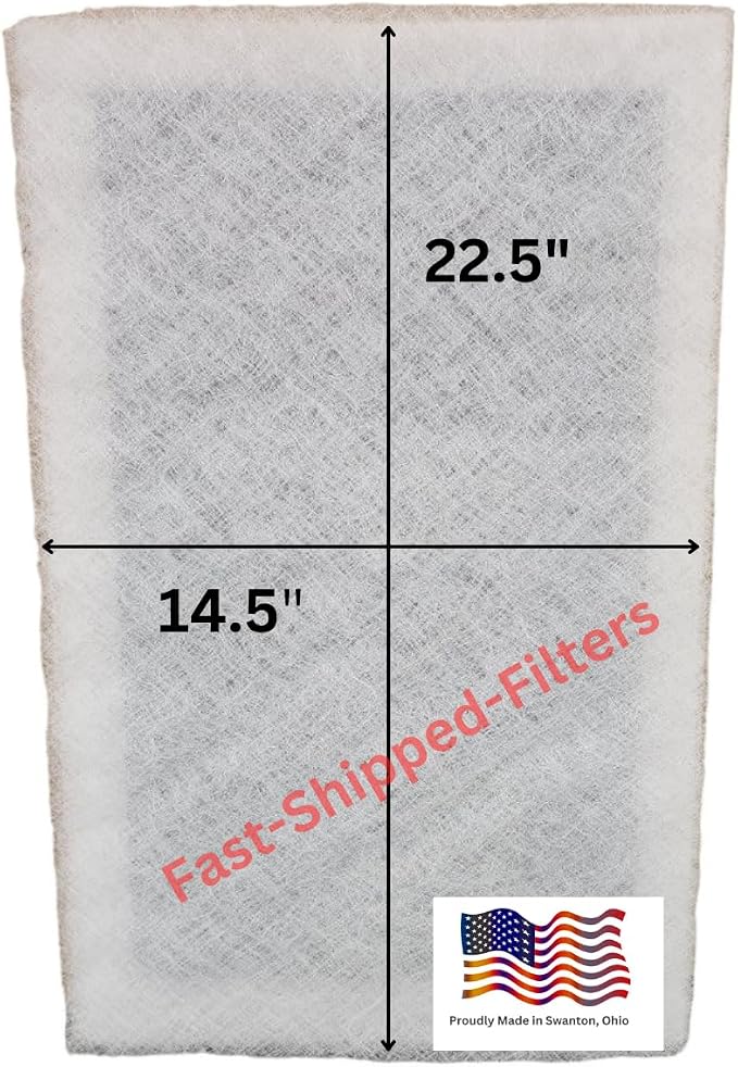 Fast-Shipped-Filters 1 Pack 16x25 Replacement Filter Pads Designed to Fit