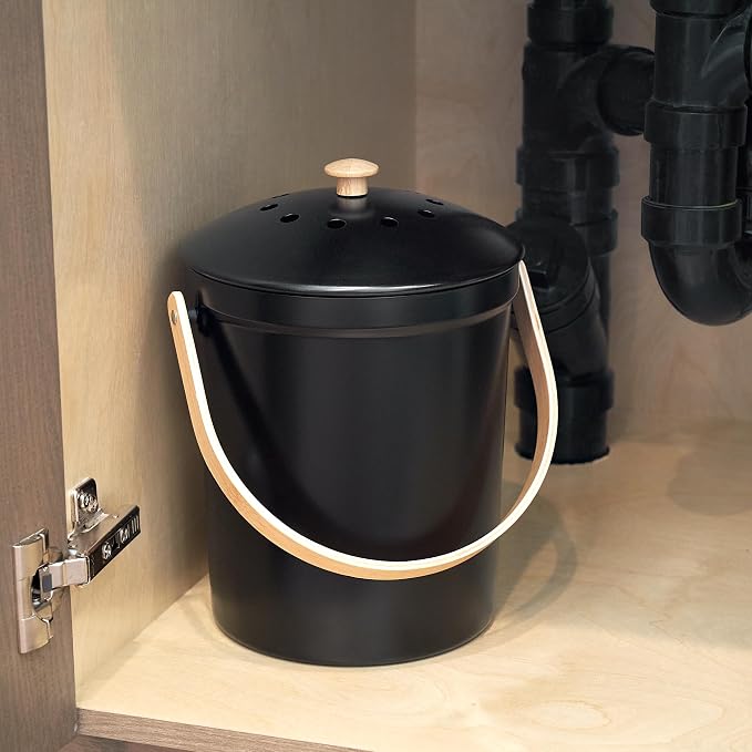 Beautiful Kitchen Compost Bin