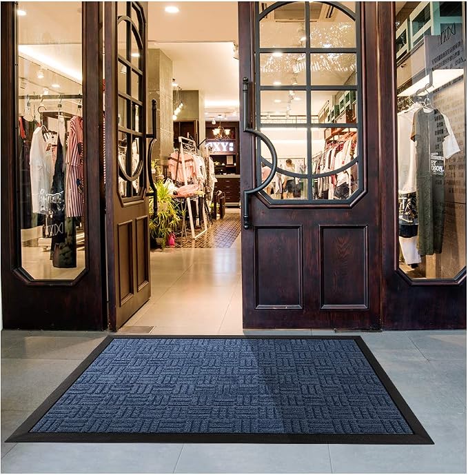 Mibao Front Door Mat, Heavy Duty Durable Welcome Mat