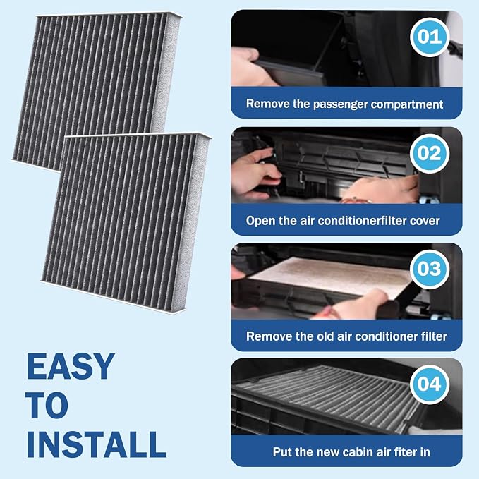 2PCS Cabin Air Filter Accessories