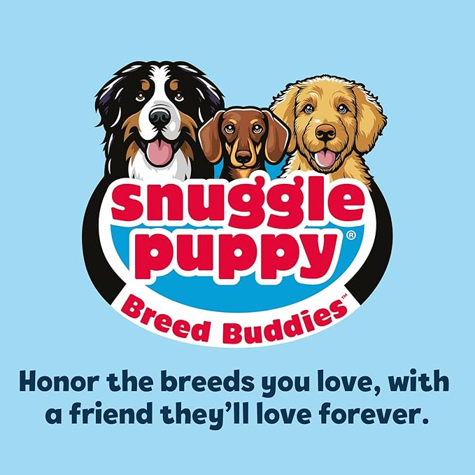 Snuggle Puppy Heartbeat Dog Toy for Puppies, Real-Feel Heartbeat, Calming Sleep Aid and Crate Training Comfort Toy with Heat Pack, Medium Breed Buddies Bernese Mountain Dog