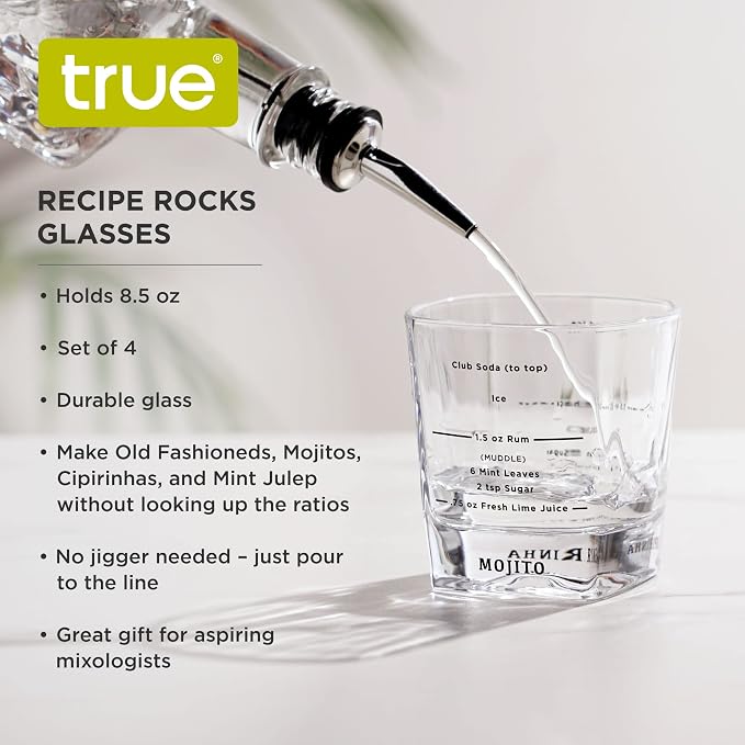 True Cocktail Rocks Glasses