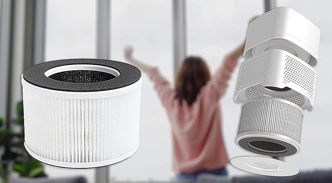 Flintar True HEPA Replacement Filter, Compatible