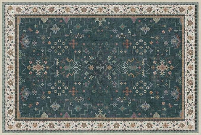 Dark Green 2x3 Door Mat Indoor Entrance Rug