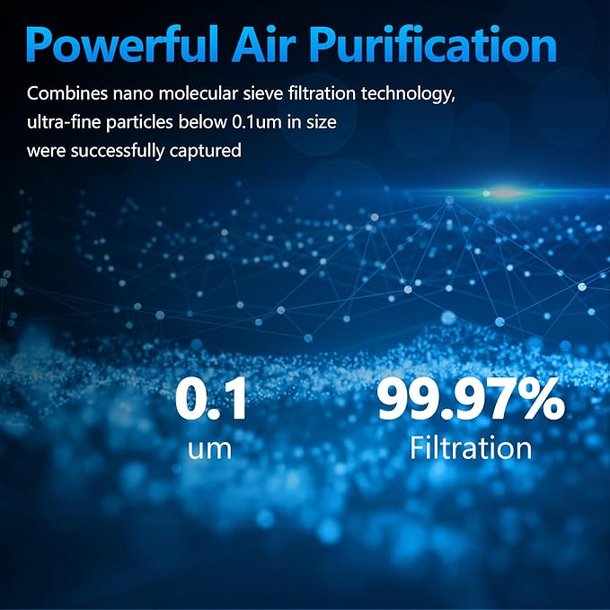2 Pack Air Purifier Filter Replacement