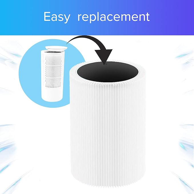 Nuwave OxyPure 1-Pack Genuine Replacement HEPA/Carbon Combo Filter, Removes