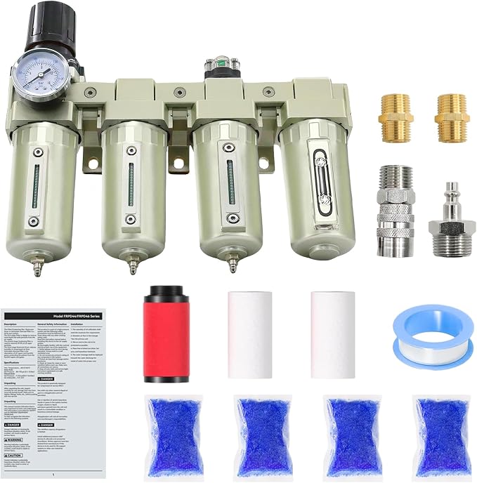 1/2" NPT Industrial Grade 4 Stage Air-Dryer-for-Compressor,