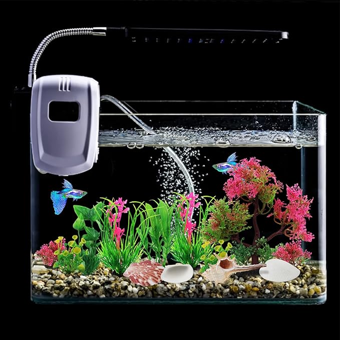 Aquarium Plants with Natural Decorations Shells, 15pcs Fish Tank Decoration Colorful Artificial Fish Tank Decor Plants Aquarium Decorations for Household and Office Aquarium Simulation