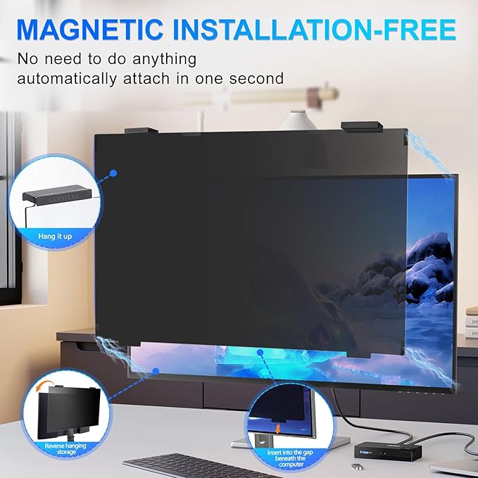 Magnetic 23.8 Inch Privacy Screen