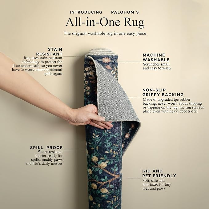 9x12 Area Rugs for Living Room: Washable Bedroom Rug Vintage Area Rug Stain
