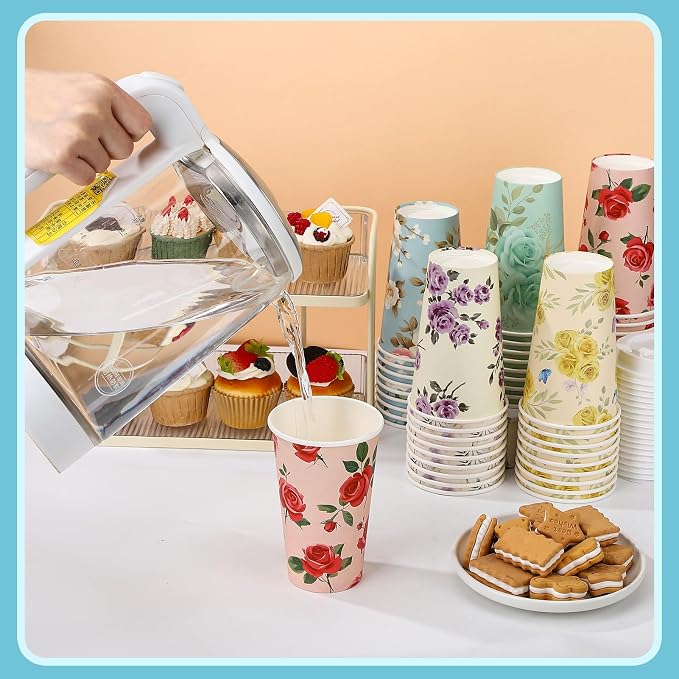 50 Pack 16 oz Disposable Coffee Cups