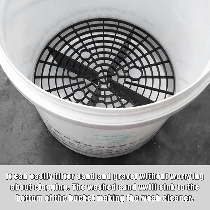 2 PCS Car Wash Bucket Insert, Dirt Guard Bucket Insert Helps Remove Dirt Debris