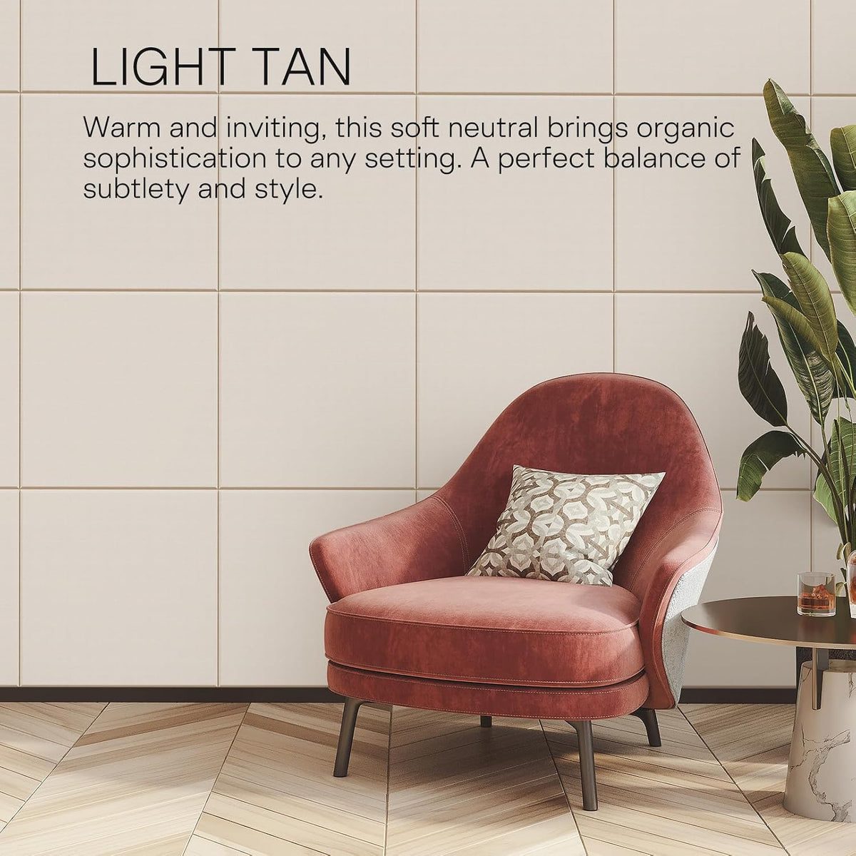 MaxGear Extra Large Bulletin Board 72" x 48", Light Tan Felt Wall Tiles