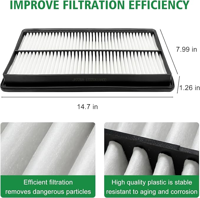 2PCS Cabin Engine Air Filter JM802 JM726A Kits Fits