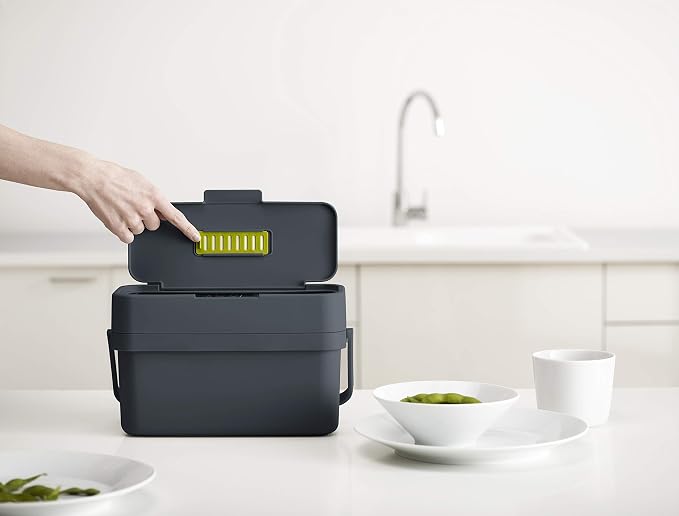 Joseph Joseph Compo Mountable Food Waste Caddy, Easy-Fill
