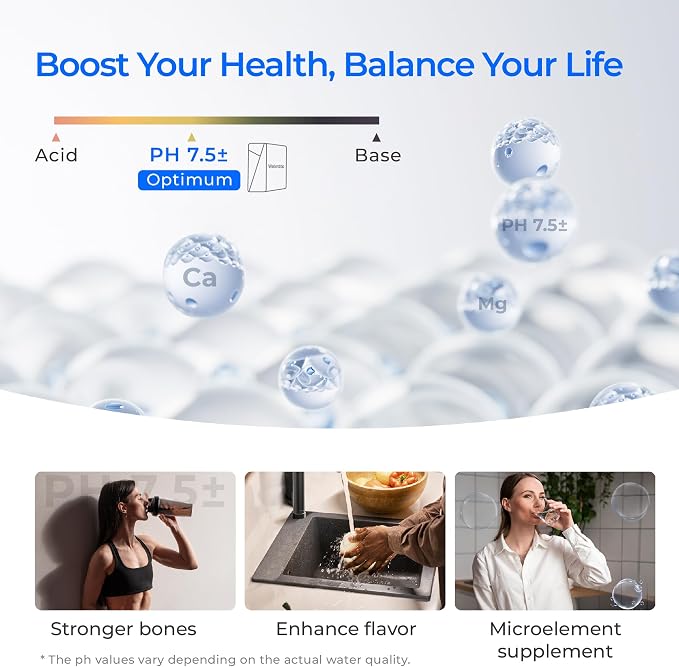 Waterdrop X16-Alkaline Tankless Reverse Osmosis System, NSF/ANSI 42&58&372