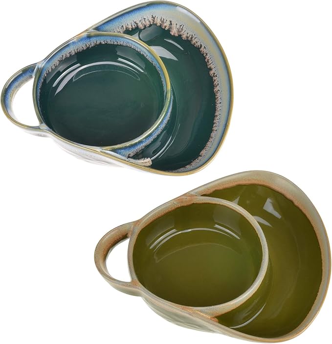 Stoneware Soup & Side Bowls Set of 2 by Roe & Moe