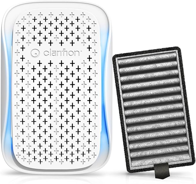 Clarifion - DSTx Portable Air Purifier - Plug In Air Ionizer HEPA Filter