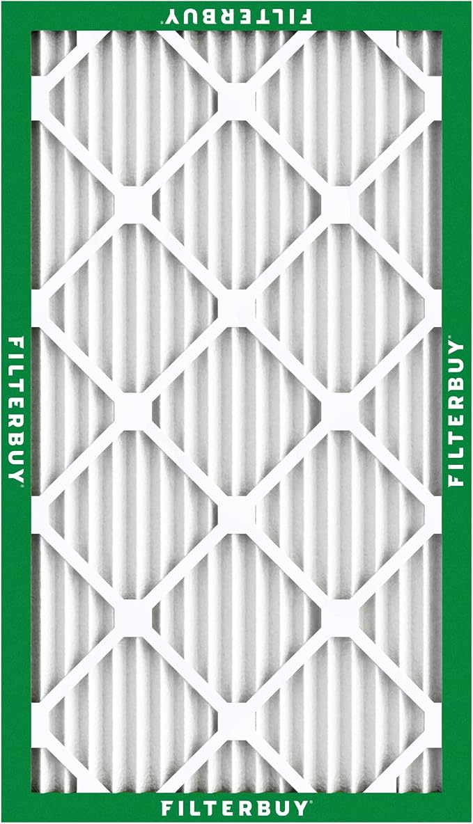 Filterbuy 10x18x1 Air Filter MERV 8 Essential Dust & Allergy Defense,