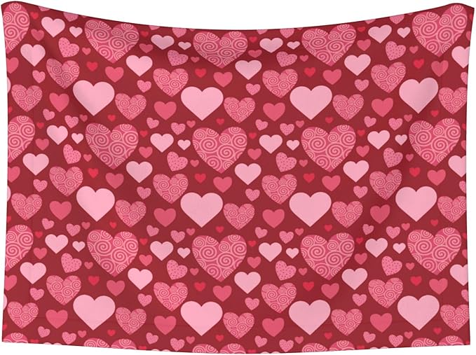 Red Blanket for Dog - Heart Love Throw Blanket 30x20 Pink Pet Blanket for Couch Sofa Bed