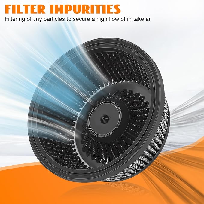 High Flow Air Cleaner Intake Filter System Kit Air Filters Cover Drift Style