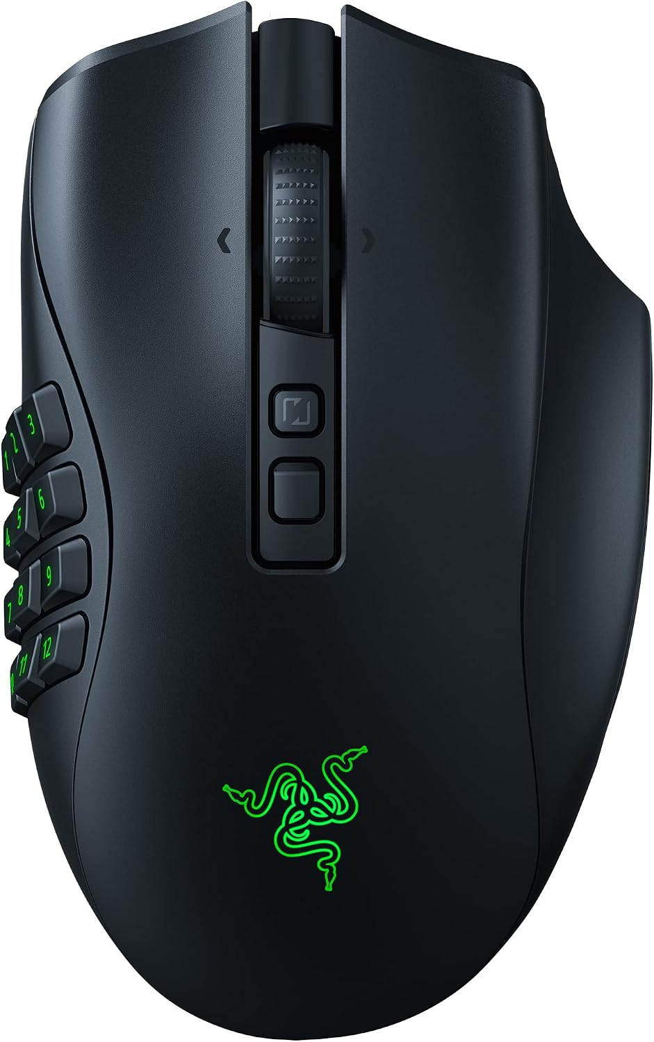 Razer Naga V2 Pro Wireless MMO Gaming Mouse, 300 Hr Battery, Black