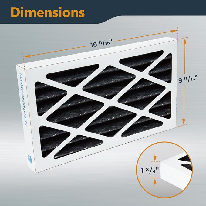 POWERTEC 5 Micron Activated Carbon Outer Air Filters