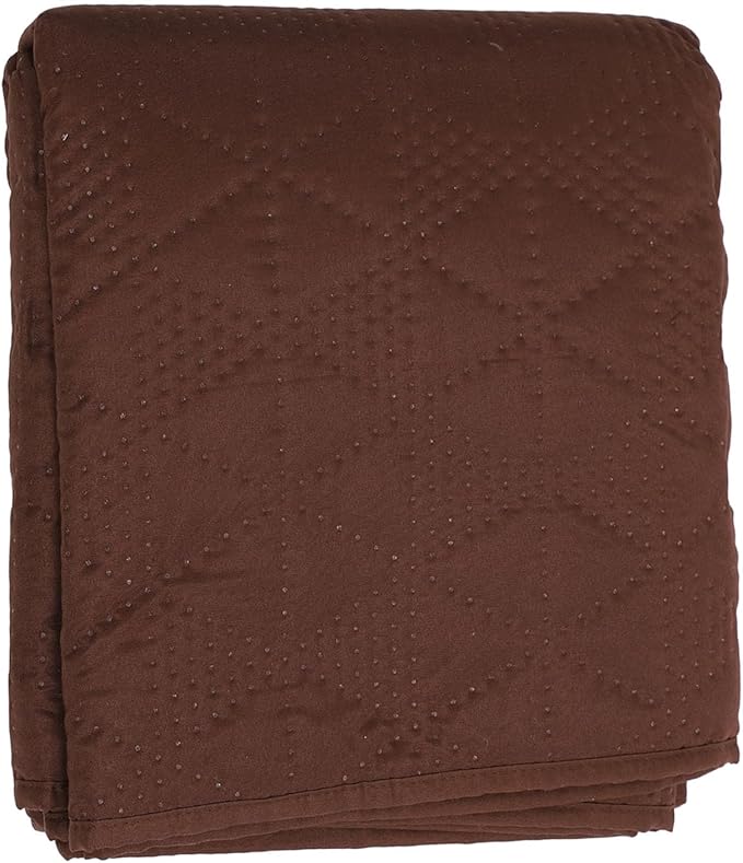 Dog Bed Cover, Pet Sofa Protector with Non Slip Bottom, Double Sided TPU Blanket for Couch Furniture, Brown Washable Cover for Dogs and Cats (52x82inch)