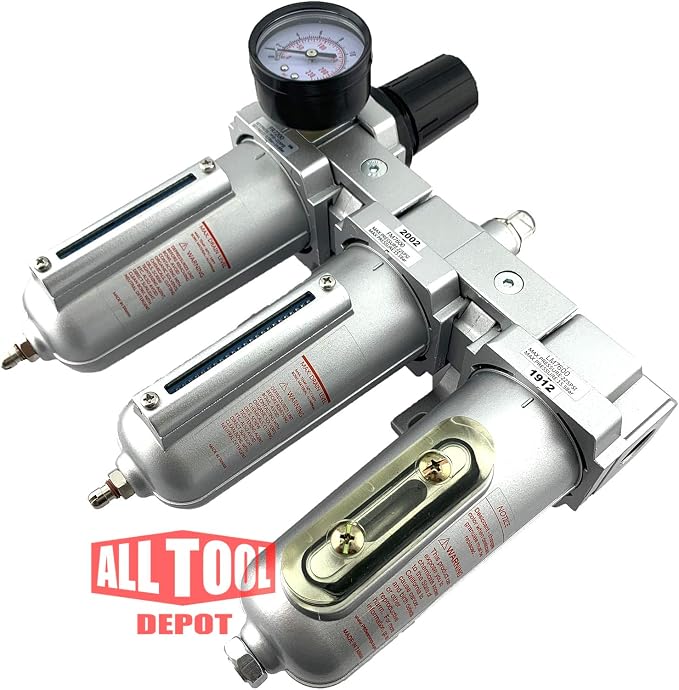 3/4" NPT HEAVY DUTY Industrial Grade Filter Regulator Coalescing Desiccant