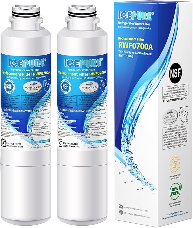 ICEPURE DA29-00020B Refrigerator Water Filter Replacement