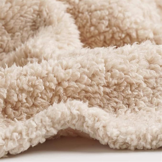 Pet Blankets for Couch Sofa Bed Dog Blankets Reversible Cat Blanket Soft Furniture Protector Cover for Small Medium Large Dogs Cats, Orange, 16 x 24 inches