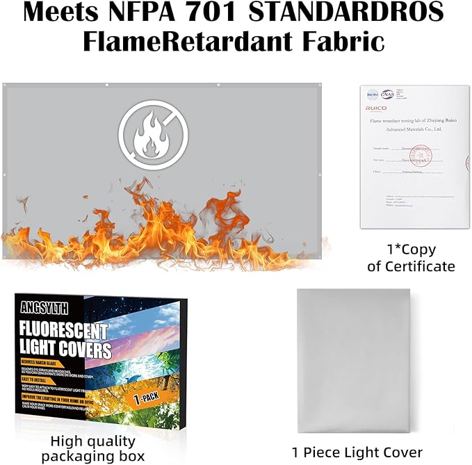 Fluorescent Light Covers
